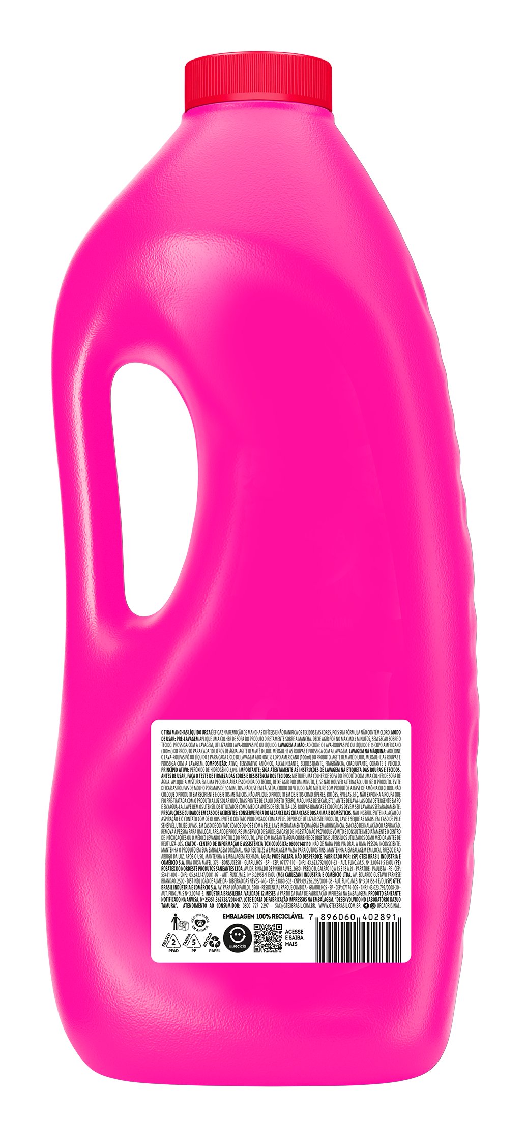 Alvejante Tira Manchas Liquido Urca - 2l