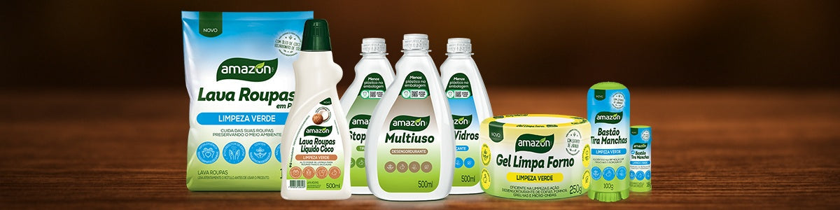 Produtos de limpeza sustentável: Conheça a linha Amazon e abrace um futuro mais verde!