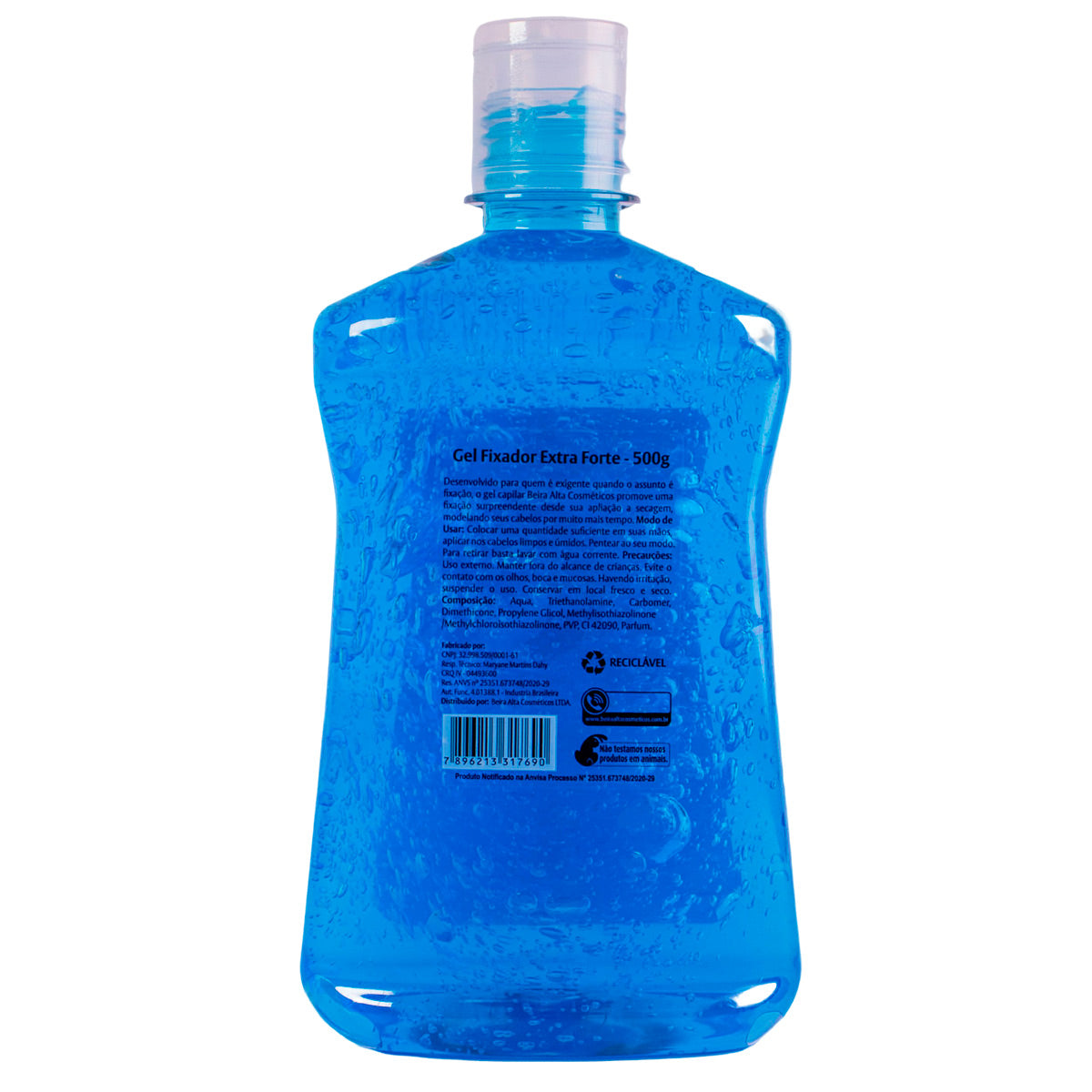 Gel Capilar Fixador Extra Forte Beira Alta - 500g