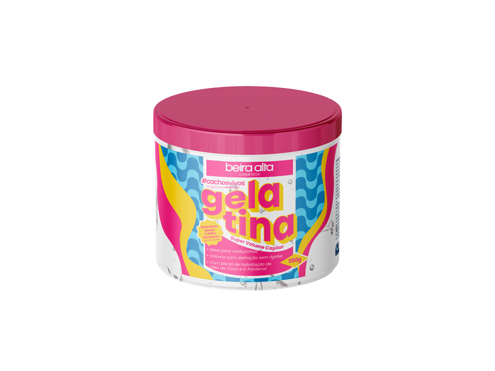 Gelatina Capilar Beira Alta Super Volume - 550g
