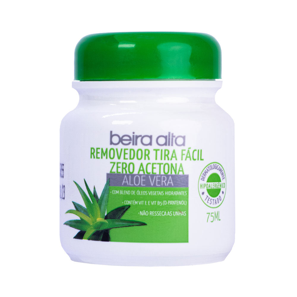 Removedor de Esmalte Beira Alta Tira Fácil Aloe Vera - 75ml