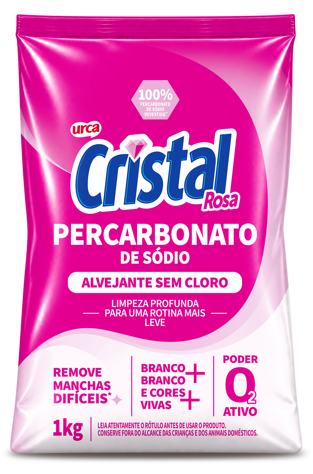 Percarbonato de Sódio Urca Cristal Rosa Sachê - 1kg