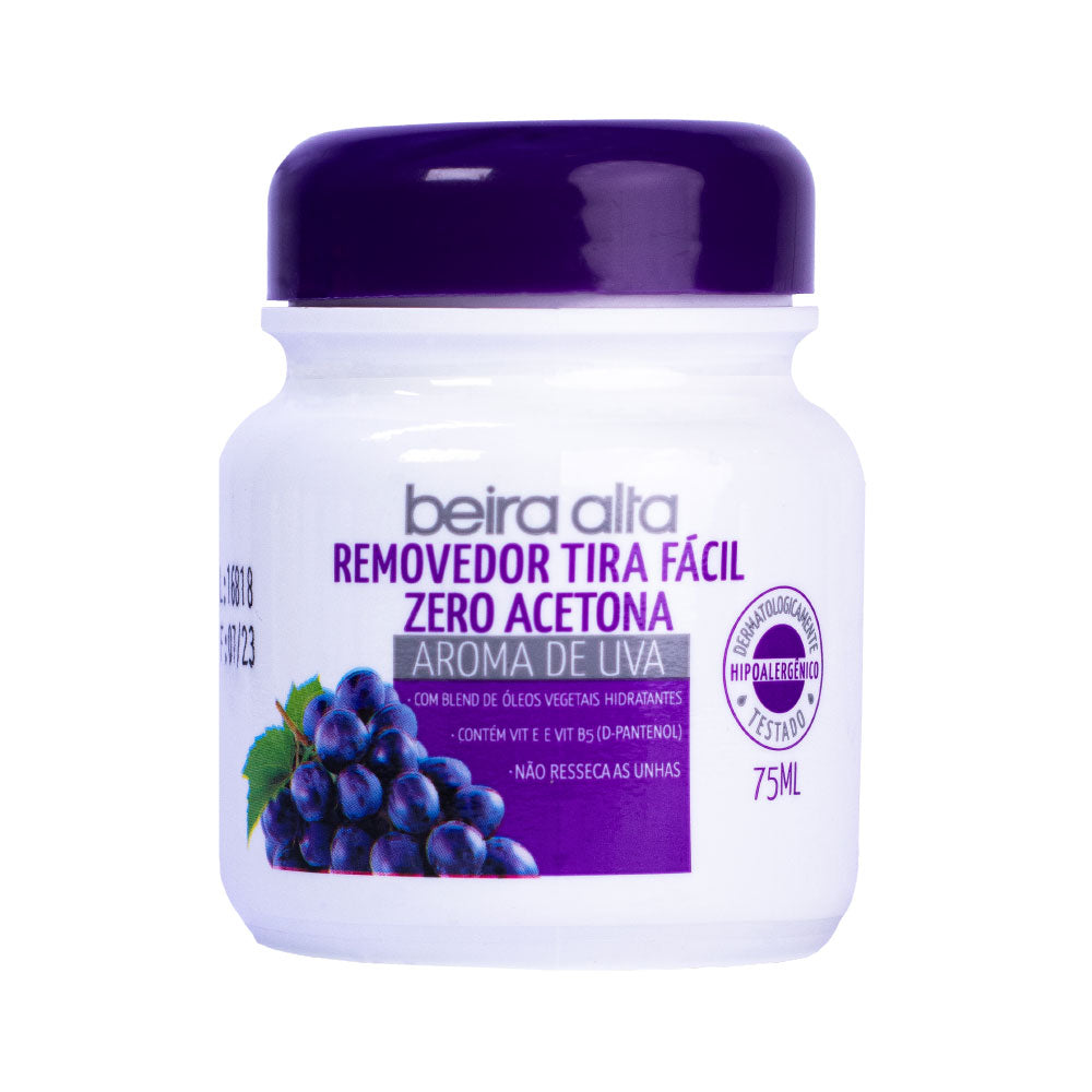 Removedor de Esmalte Tira Fácil Uva Beira Alta - 75ml