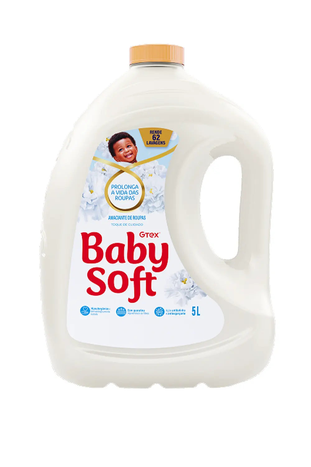 Amaciante Diluído Baby Soft Toque de Cuidado - 5L