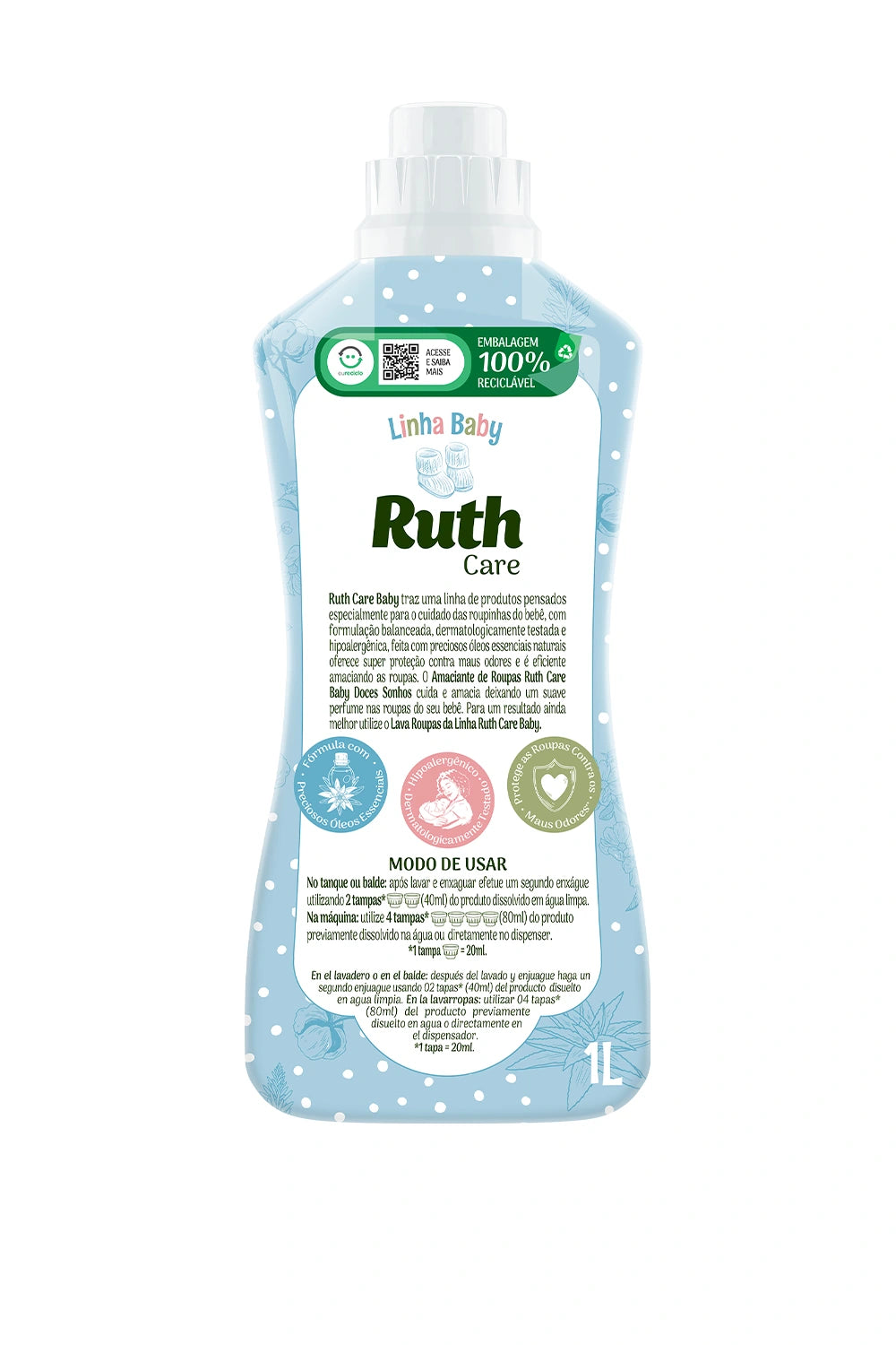 Amaciante Ruth Care Doces Sonhos - 1L