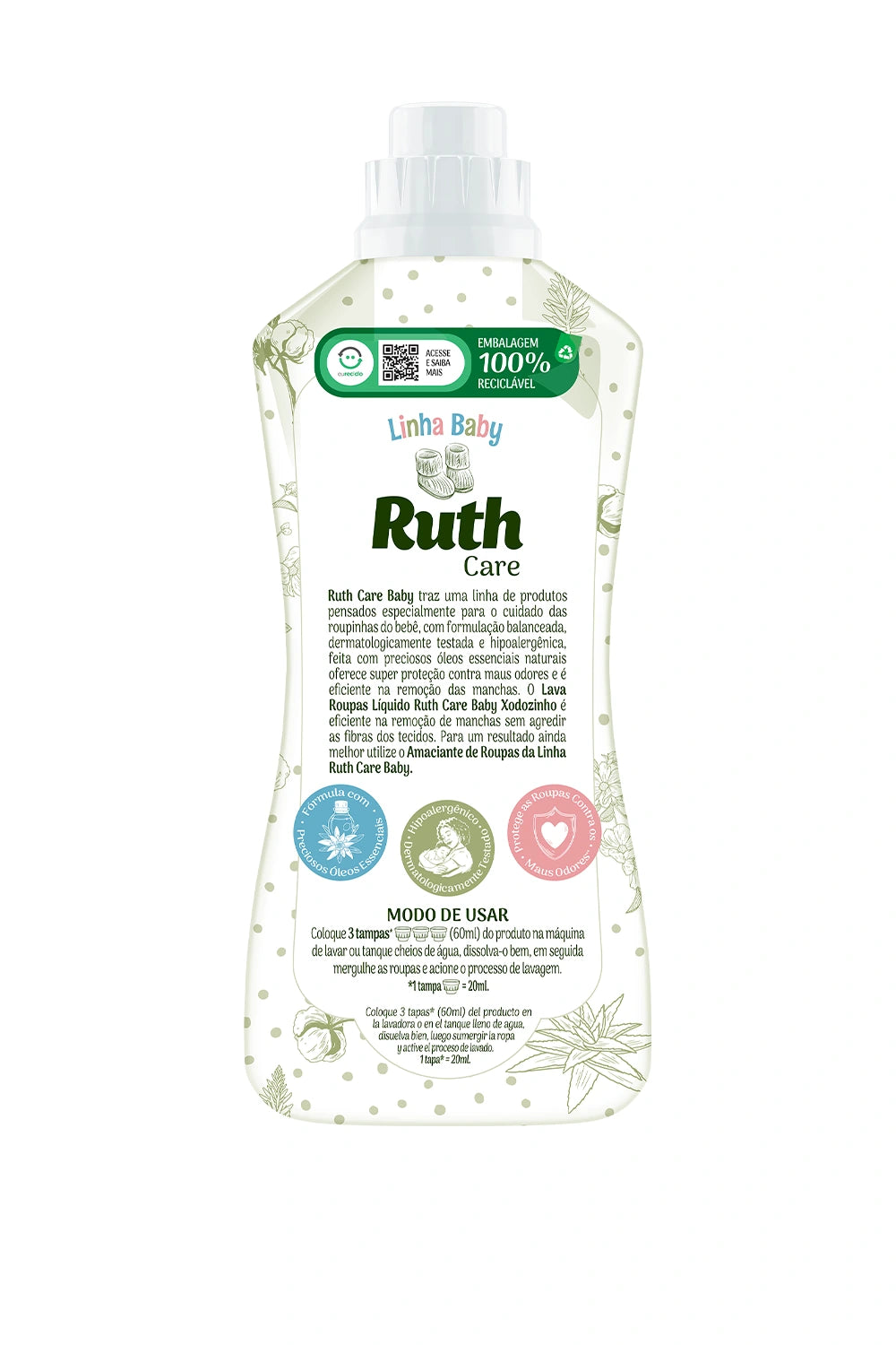 Sabão Liquido Ruth Care Xodozinho 1L