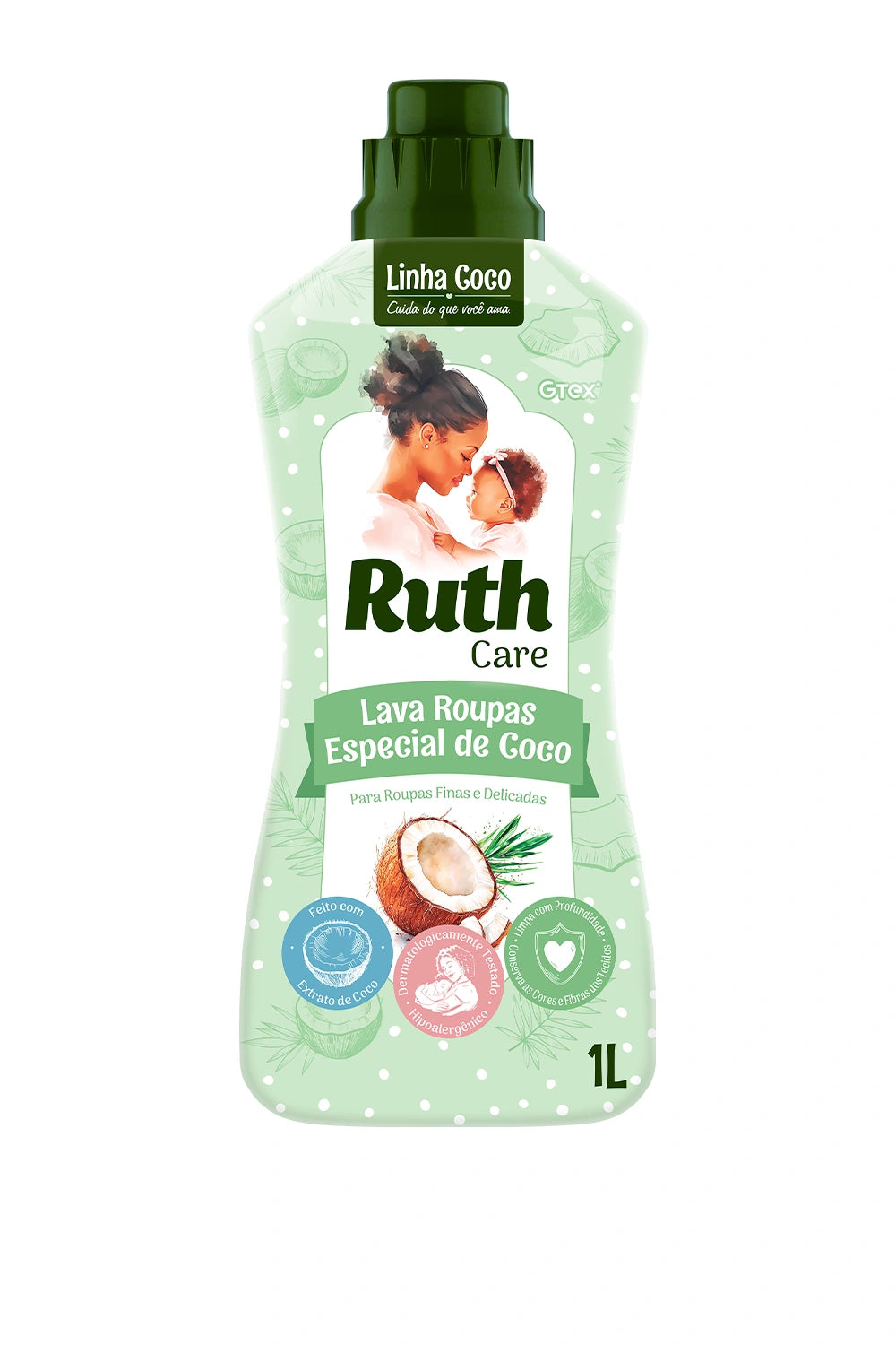 Sabão Liquido Coco Ruth Care - 1L