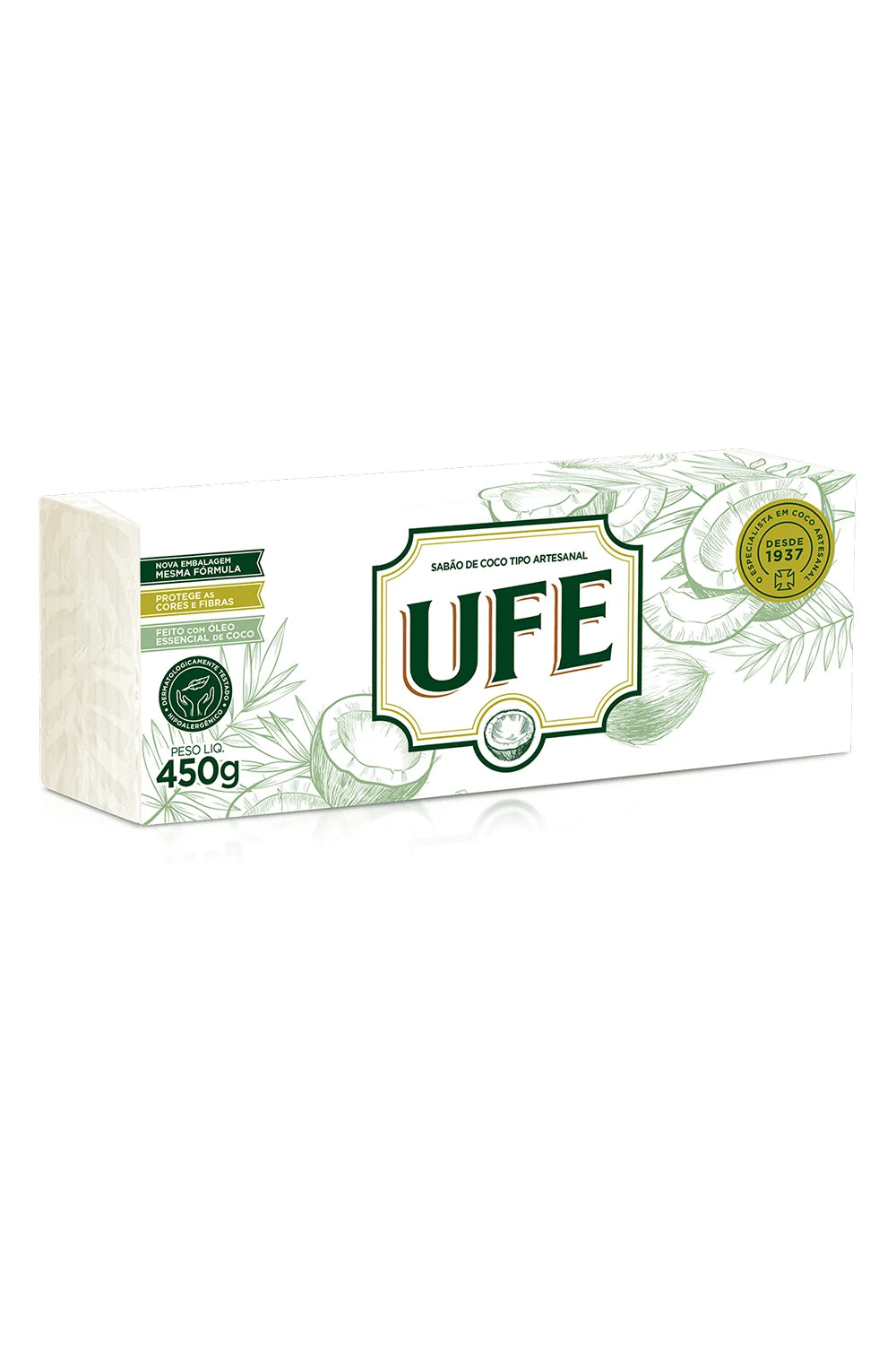 Sabão em Pedra (Sabão em Barra) UFE - 5x90g