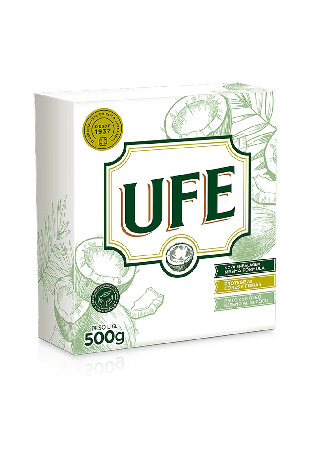 Sabão em Pó Coco UFE Cartucho - 500g