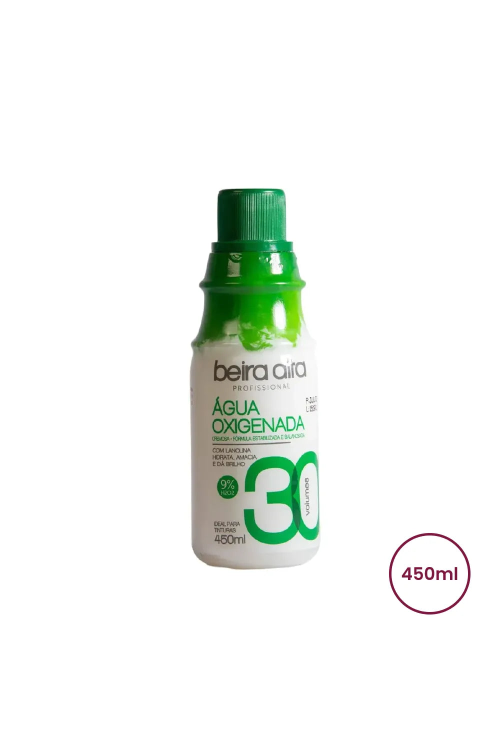 Água Oxigenada 30 Volumes Beira Alta - 450ml