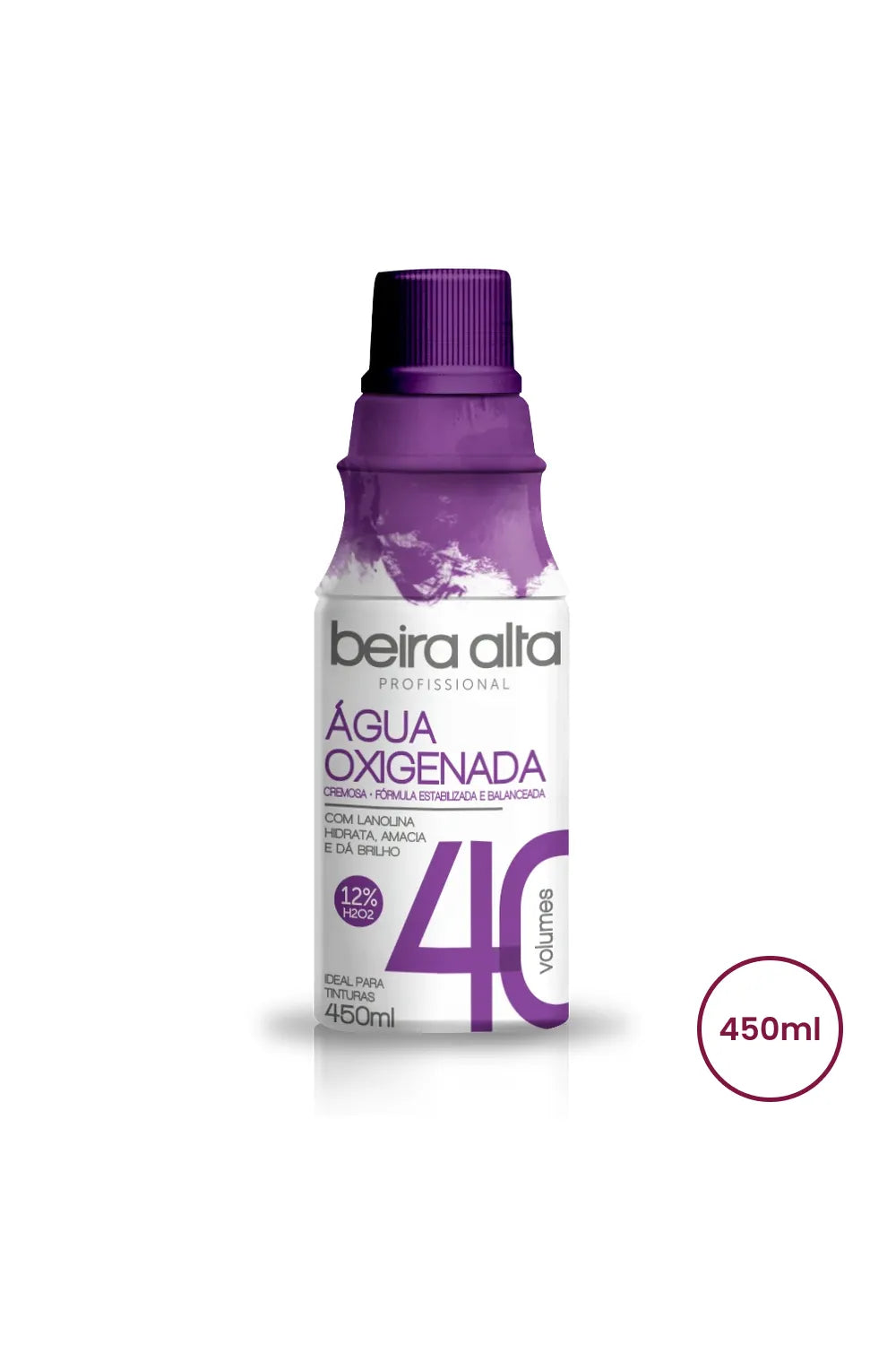 Água Oxigenada 40 Volumes Beira Alta - 450ml