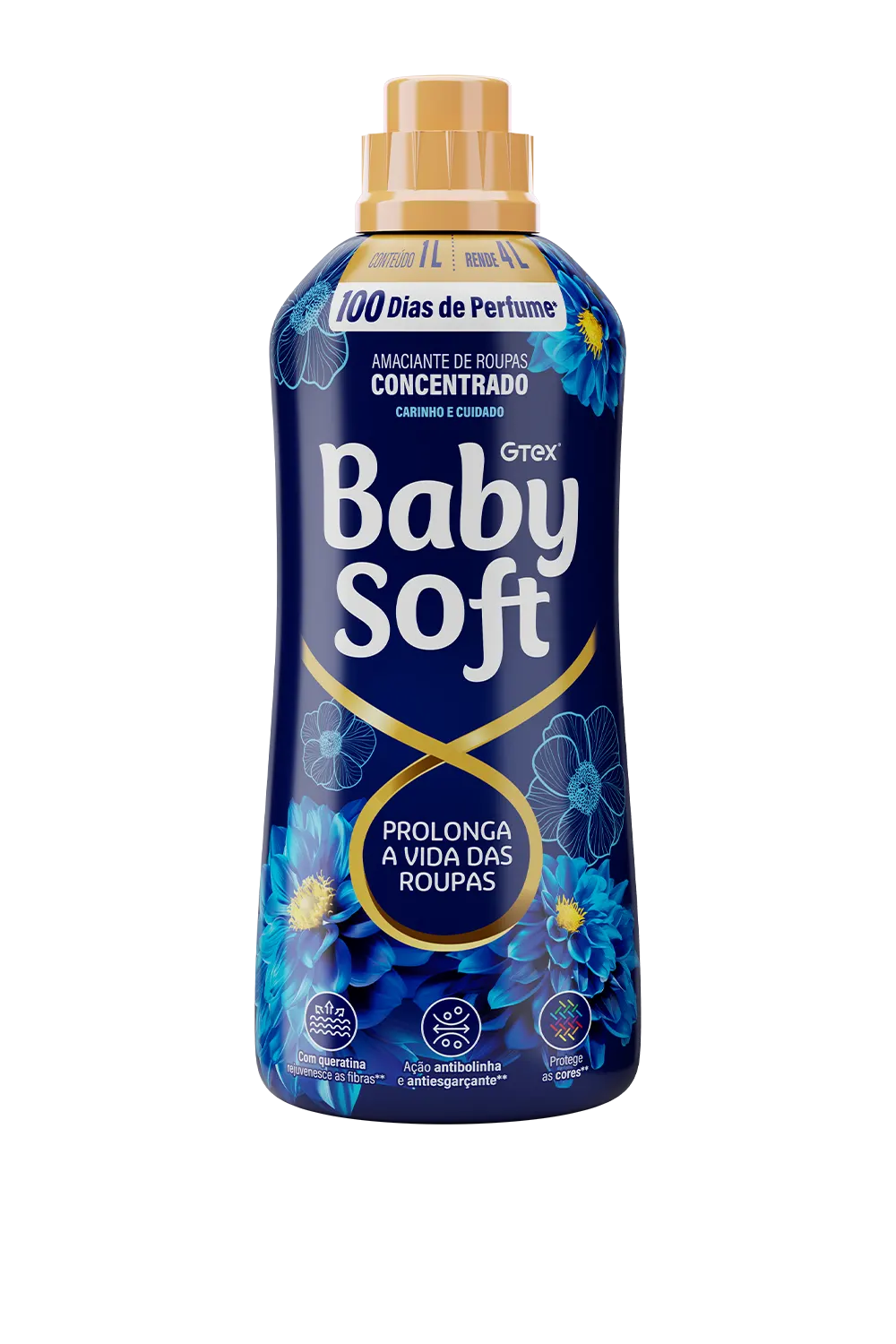 Amaciante Concentrado Baby Soft Carinho e Cuidado - 1L