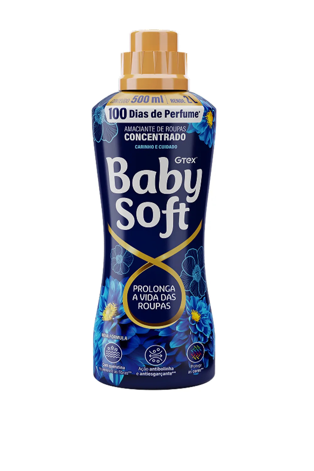 Amaciante Concentrado Baby Soft Carinho e Cuidado- 500ml