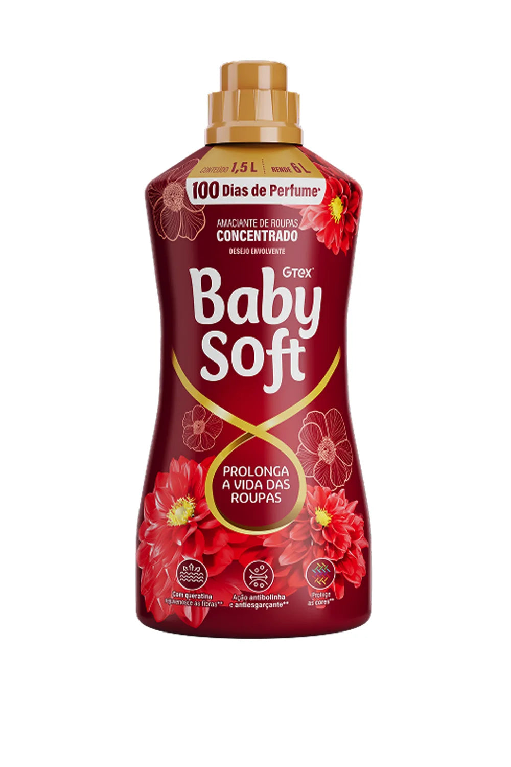 Amaciante Concentrado Baby Soft Desejo Envolvente - 1,5l
