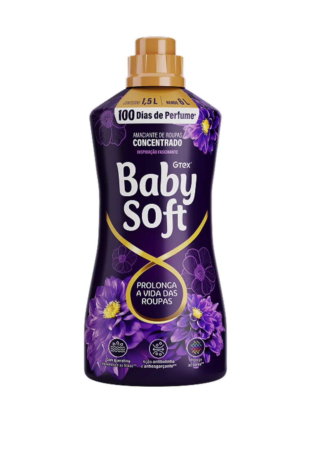 Amaciante Concentrado Baby Soft Inspiração Fascinante - 1,5l