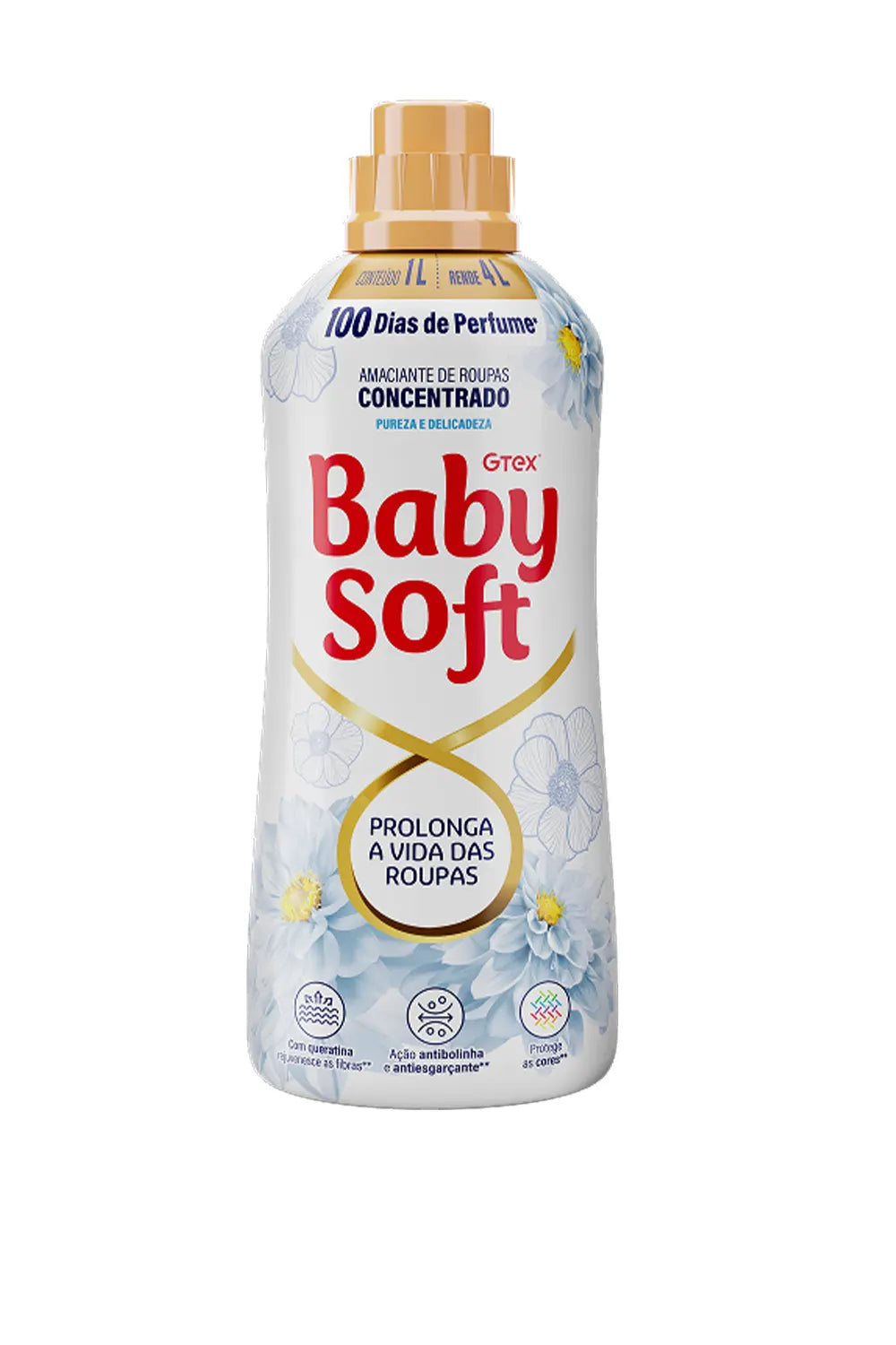 Amaciante Concentrado Baby Soft Pureza e Delicadeza - 1 L