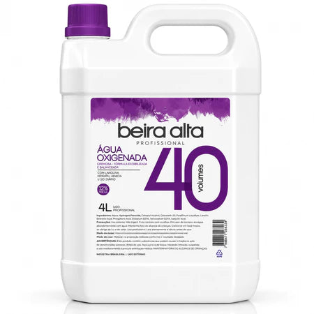 Água Oxigenada 40 Volumes Beira Alta - 4l