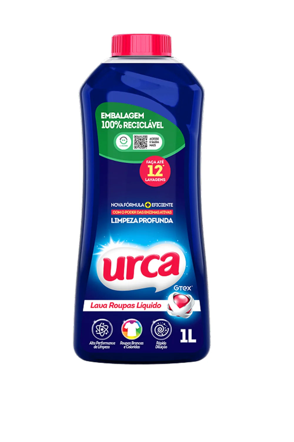 Sabão Liquido Urca Azul - 1L