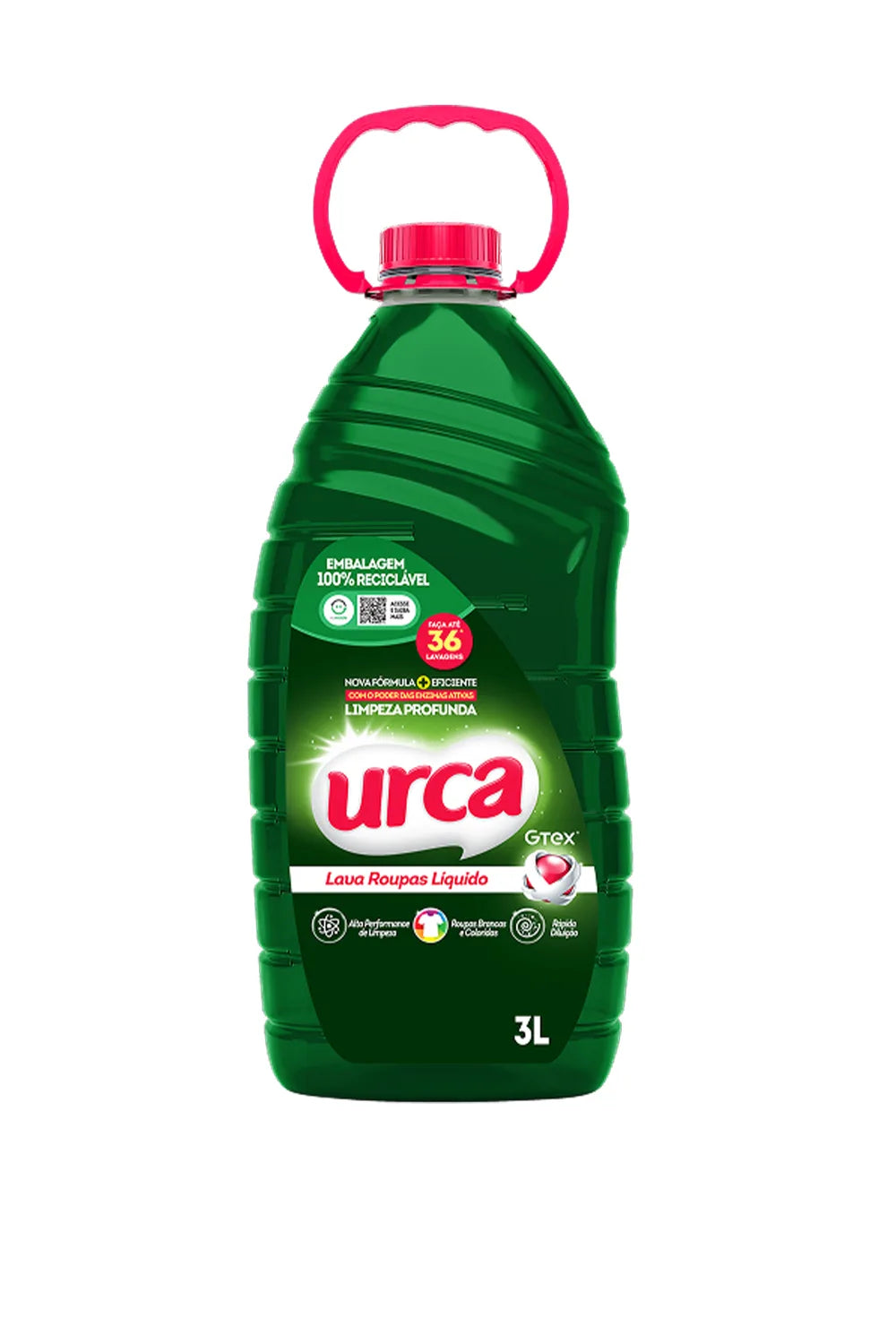 Sabão Liquido Urca Verde - 3L